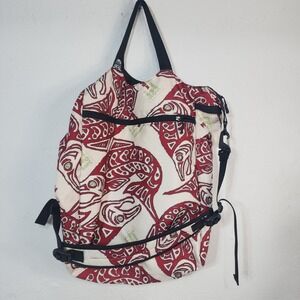 Granite Gear Tote Bag Unisex OS Red Save Our Wild Salmon Fish Print Crossbody